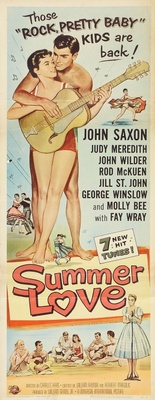 Summer Love movie poster (1958) canvas poster