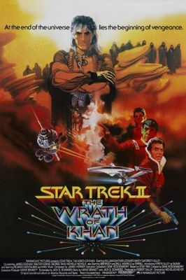 Star Trek: The Wrath Of Khan movie poster (1982) pillow