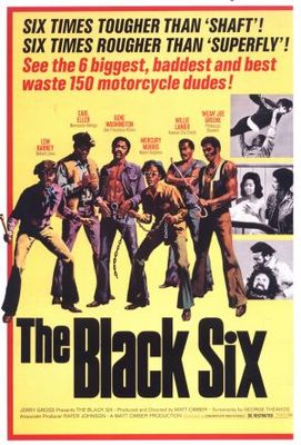 The Black Six movie poster (1974) poster