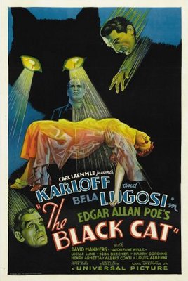 The Black Cat movie poster (1934) Stickers MOV_1ae069f2