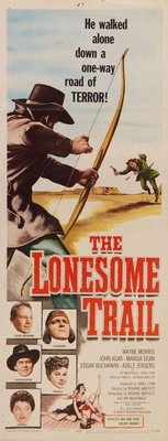 The Lonesome Trail movie poster (1955) poster with hanger