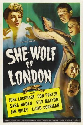 She-Wolf of London movie poster (1946) tote bag