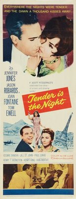 Tender Is the Night movie poster (1962) poster with hanger