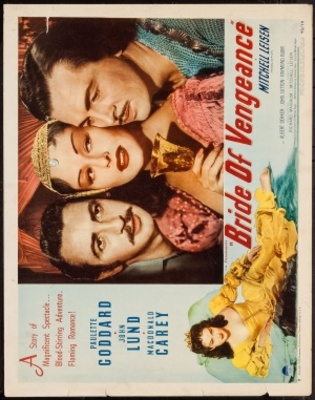 Bride of Vengeance movie poster (1949) metal framed poster