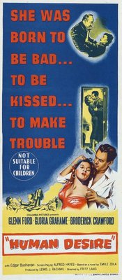 Human Desire movie poster (1954) t-shirt