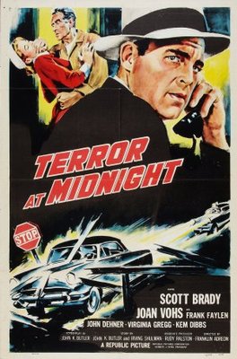 Terror at Midnight movie poster (1956) t-shirt