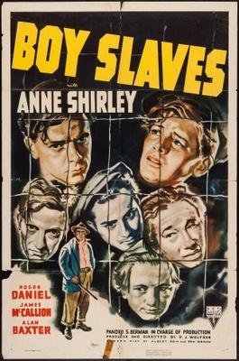 Boy Slaves movie poster (1939) poster with hanger