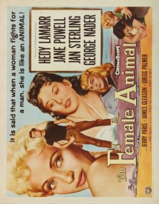 The Female Animal movie poster (1958) wood print