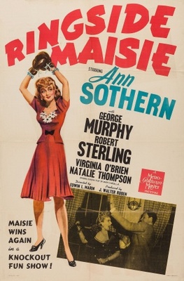 Ringside Maisie movie poster (1941) wooden framed poster