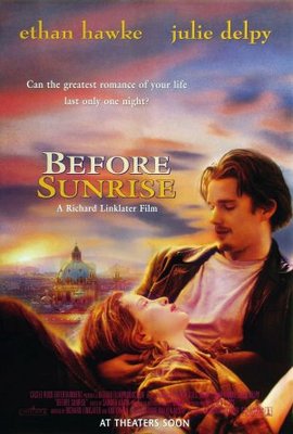 Before Sunrise movie poster (1995) wooden framed poster
