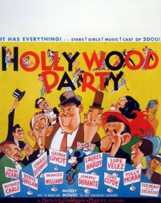 Hollywood Party movie poster (1934) pillow