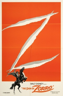 The Sign of Zorro movie poster (1958) poster