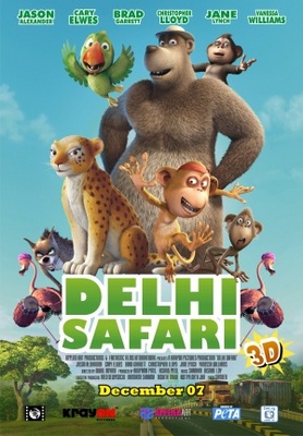 Delhi Safari movie poster (2011) metal framed poster