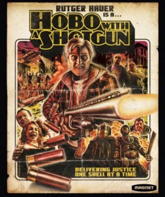 Hobo with a Shotgun movie poster (2011) poster with hanger