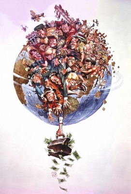 It's a Mad Mad Mad Mad World movie poster (1963) pillow