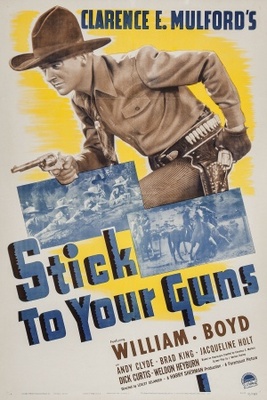 Stick to Your Guns movie poster (1941) Stickers MOV_1be74050