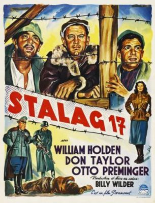 Stalag 17 movie poster (1953) canvas poster