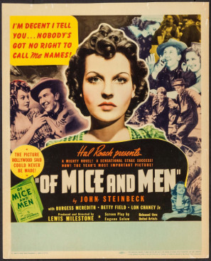 Of Mice and Men movie poster (1939) tote bag