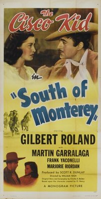 South of Monterey movie poster (1946) pillow