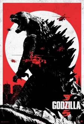 Godzilla movie poster (2014) Mouse Pad MOV_1c44fbd5