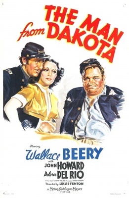 The Man from Dakota movie poster (1940) metal framed poster