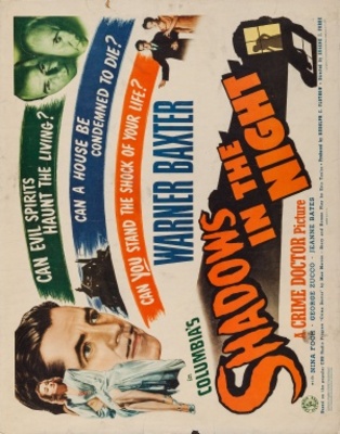 Shadows in the Night movie poster (1944) poster with hanger