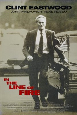 In The Line Of Fire movie poster (1993) poster with hanger