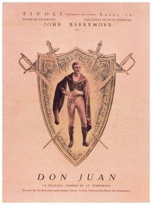 Don Juan movie poster (1926) canvas poster