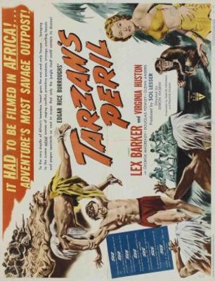 Tarzan's Peril movie poster (1951) t-shirt