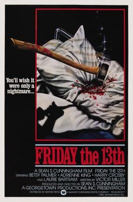 Friday the 13th movie poster (1980) mouse pad