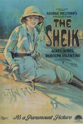 The Sheik movie poster (1921) wood print