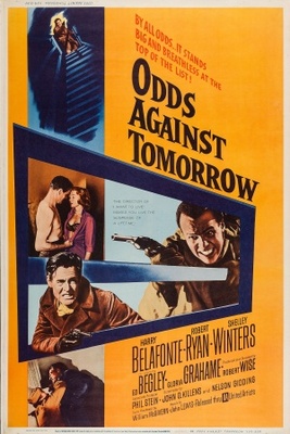 Odds Against Tomorrow movie poster (1959) wooden framed poster