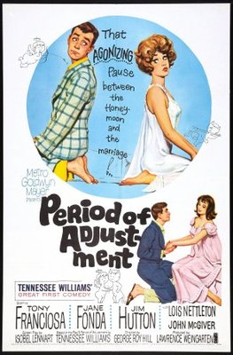 Period of Adjustment movie poster (1962) wood print
