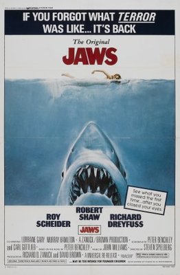 Jaws movie poster (1975) Poster MOV_1cbfbfcd