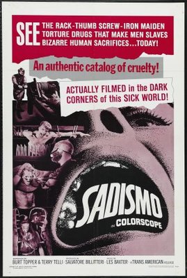 Sadismo movie poster (1967) canvas poster