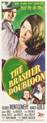 The Brasher Doubloon movie poster (1947) poster with hanger