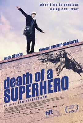 Death of a Superhero movie poster (2011) poster with hanger