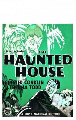 The Haunted House movie poster (1928) metal framed poster
