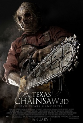Texas Chainsaw Massacre 3D movie poster (2013) wooden framed poster