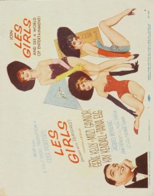 Les Girls movie poster (1957) metal framed poster