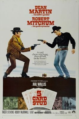 5 Card Stud movie poster (1968) metal framed poster