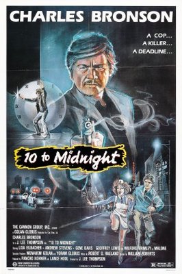 10 to Midnight movie poster (1983) pillow