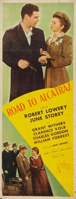 Road to Alcatraz movie poster (1945) wood print