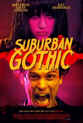 Suburban Gothic movie poster (2014) metal framed poster