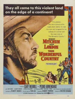 The Wonderful Country movie poster (1959) wood print