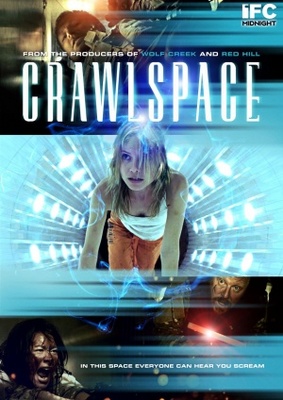 Crawlspace movie poster (2012) wooden framed poster