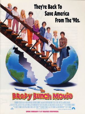 The Brady Bunch Movie movie poster (1995) Stickers MOV_1db8ba48