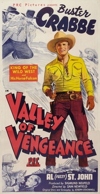 Valley of Vengeance movie poster (1944) metal framed poster