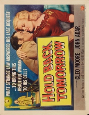 Hold Back Tomorrow movie poster (1955) sweatshirt