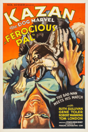 Ferocious Pal movie poster (1934) Stickers MOV_1dsxcqsr
